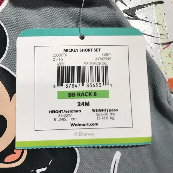 Mickey Mouse Polo Shirt (NWT) 24M - Picture 4 of 5